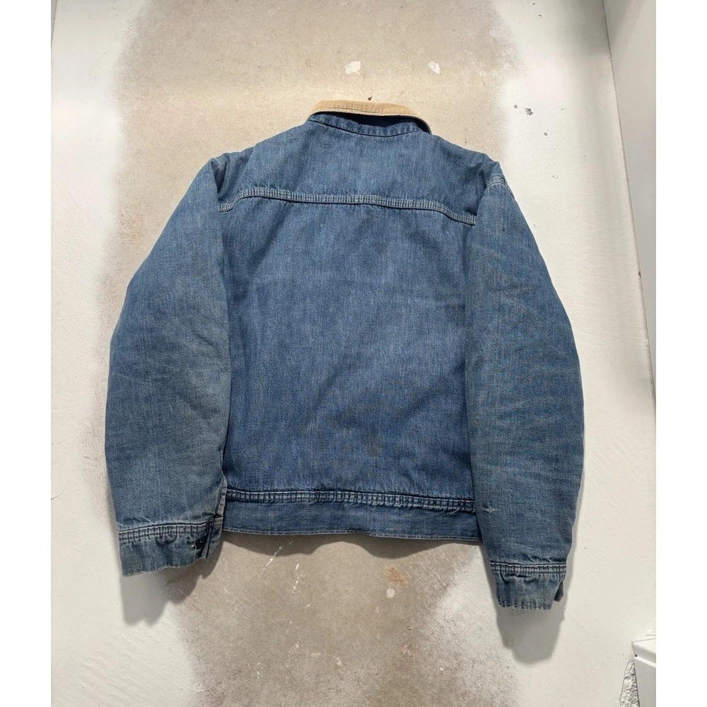vintage 60s lee 91-b denim jacket trucker lined - Picture 5 of 11